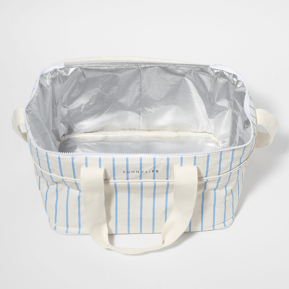 Cooler Bag - Le Weekend Mid Blue-Cream, Shopsweetluluss