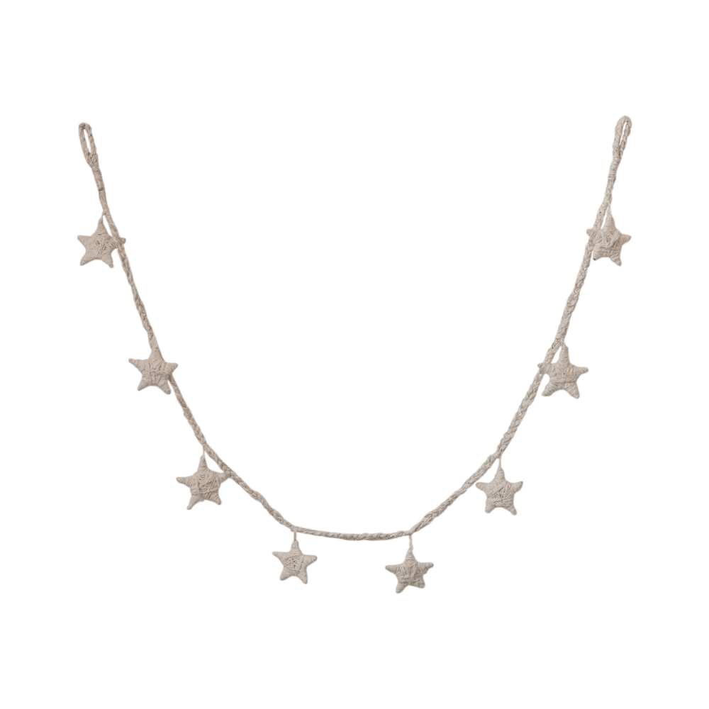 Cotton Blend Star Garland, Shopsweetluluss
