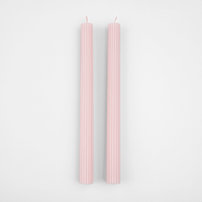 Cotton Candy Pink Table Candles, Shopsweetluluss