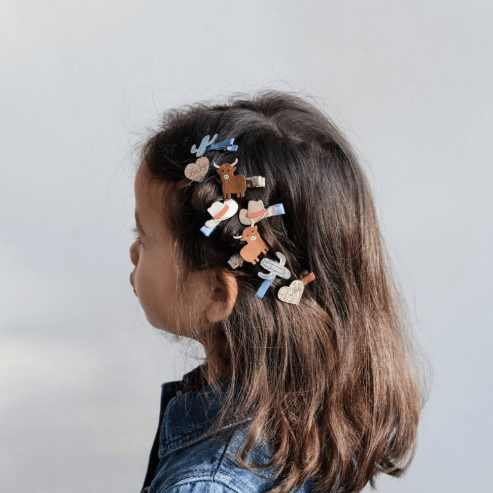 Cowboy Mini Clips - 8pk, Shopsweetluluss