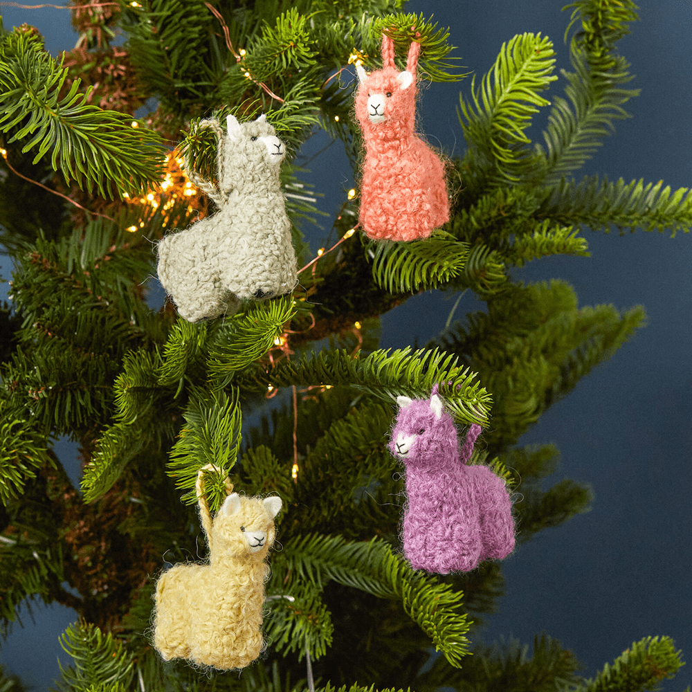 Curly Alpaca Ornament Set, Shopsweetluluss
