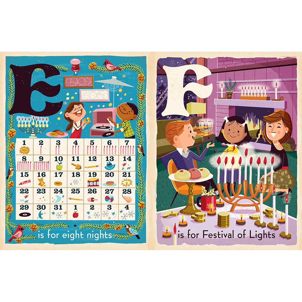 D is for Dreidel: A Hanukkah Alphabet, Shopsweetluluss