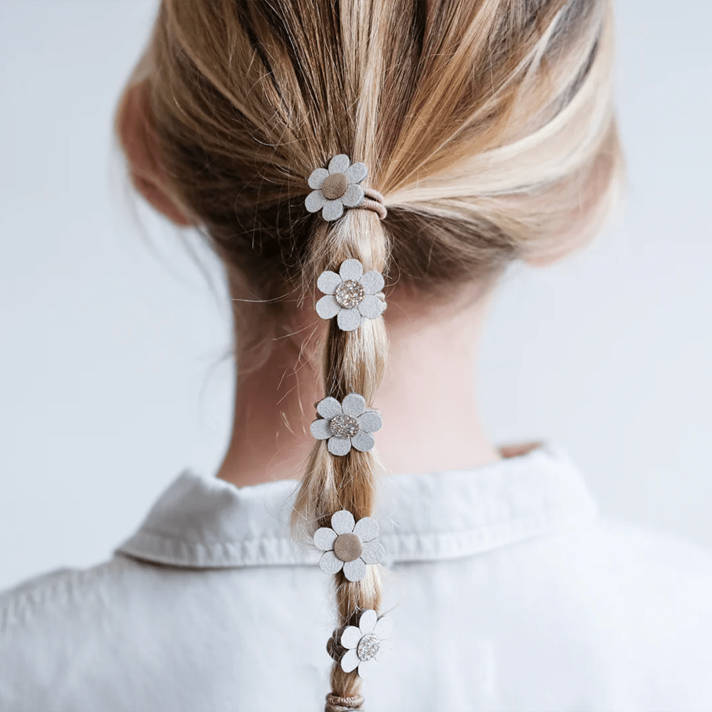 Daisy Mini Hair Ponies Set, Shopsweetluluss