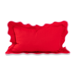 Darcy Linen Lumbar Pillow - Cherry & Light Pink, Shopsweetluluss