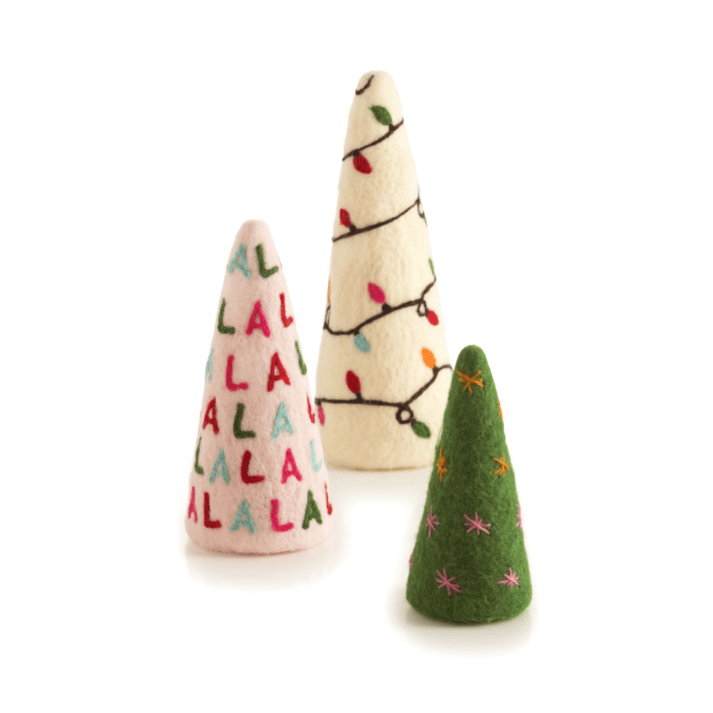 Decorative Wool Tree Set, Shopsweetluluss
