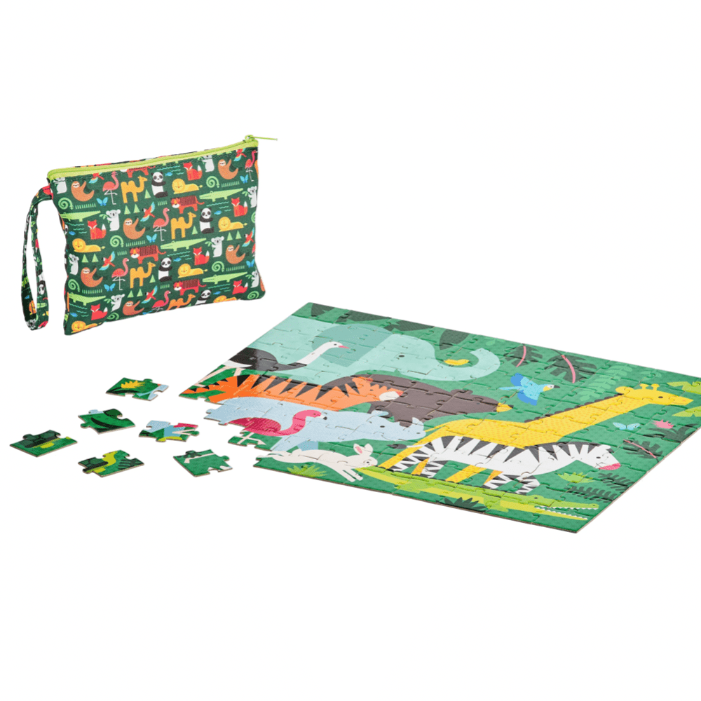 Double Sided On-The-Go Animal Menagerie Puzzle, Shopsweetluluss