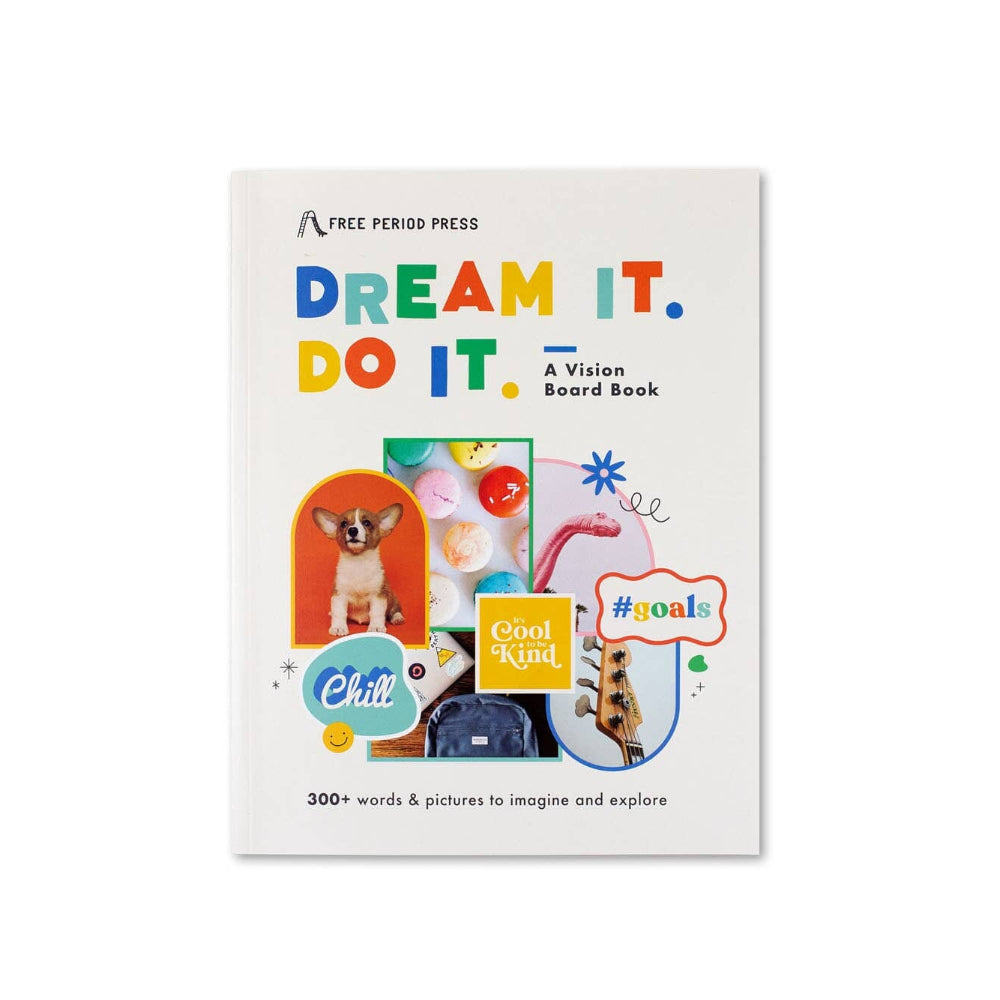 Dream It. Do It., A Kids Vision Board Book, Shopsweetluluss