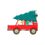 Meri Meri Driving Reindeer Napkins, Shopsweetluluss