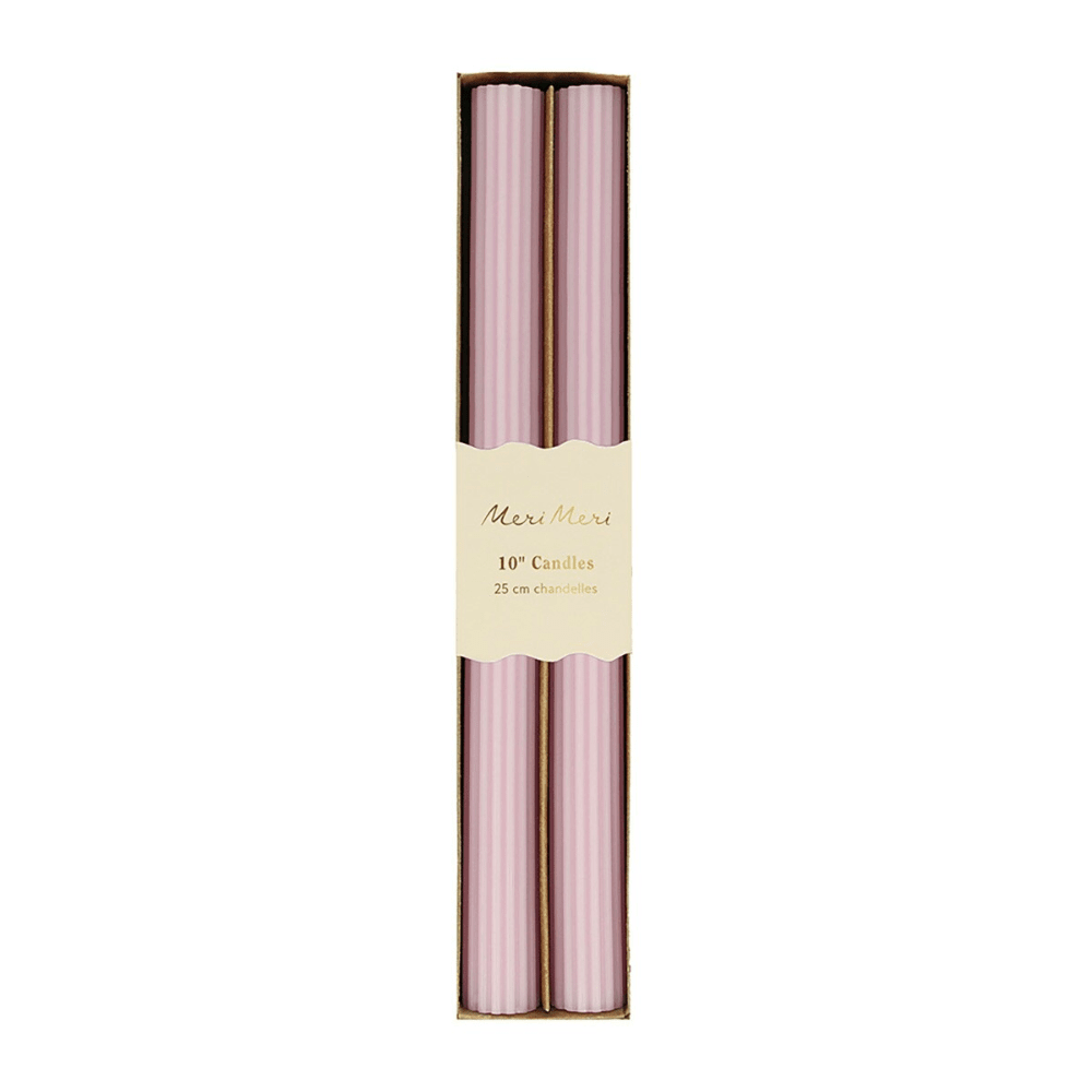 Dusty Lilac Table Candles, Shopsweetluluss