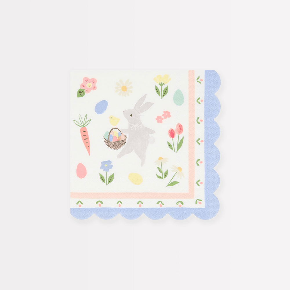 Easter Bunny Small Napkins, Shopsweetluluss