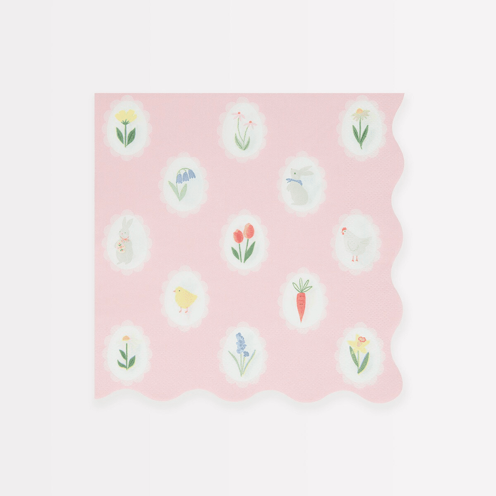 Easter Cameo Large Napkins, Shopsweetluluss
