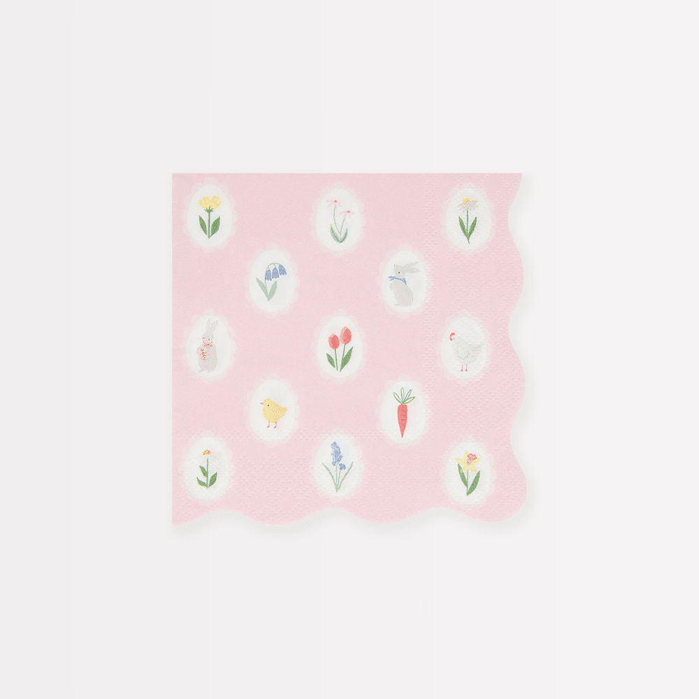 Easter Cameo Small Napkins, Shopsweetluluss