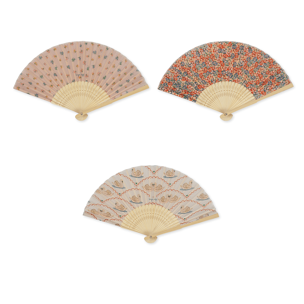 Fabric Hand Fan - 3 Style Options, Shopsweetluluss