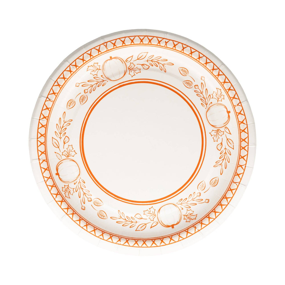 Falloween Pumpkin Dessert Plate, Shopsweetluluss