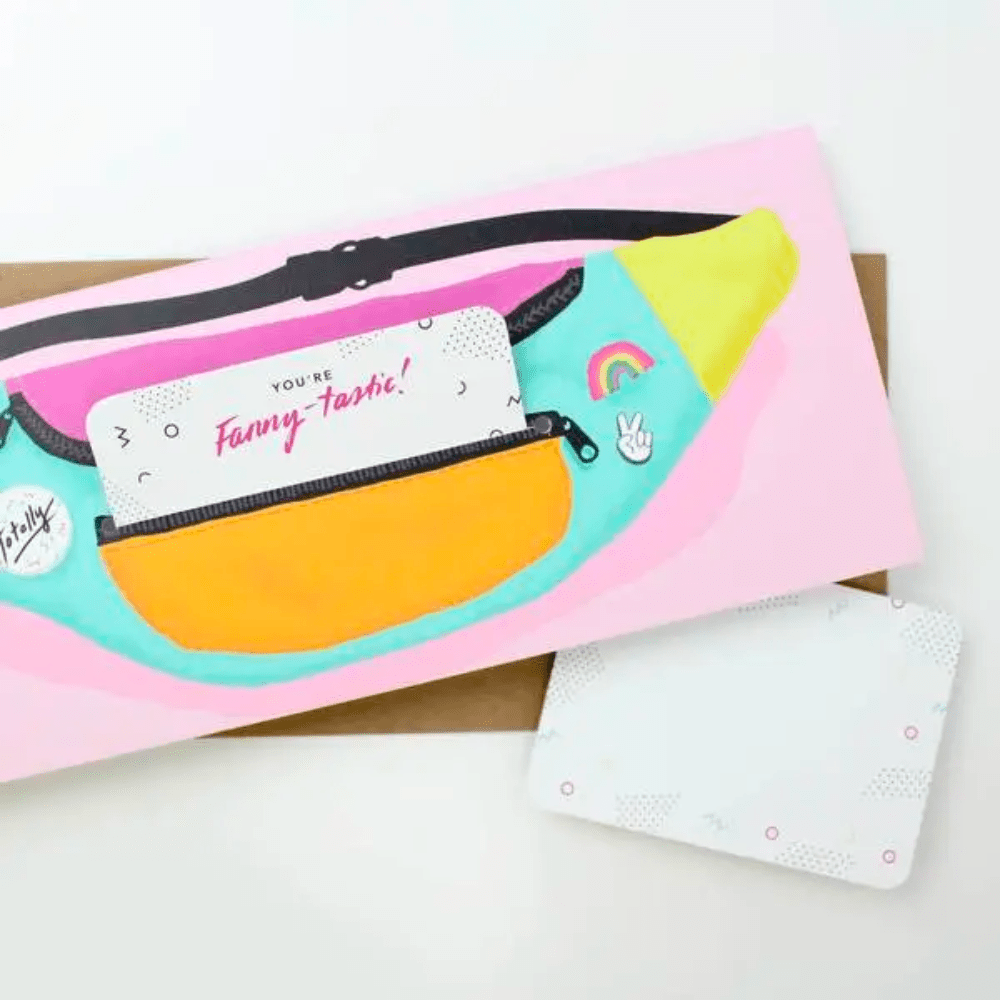 Fanny Pack Birthday Card - Shopsweetluluss