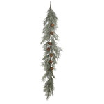 Faux Cedar Garland with Metal Bells, Shopsweetluluss