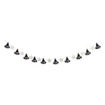 Puffy Felt Witch Hats Banner, Shopsweetluluss