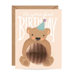 "First Birthday" Birthday Card - Shopsweetluluss