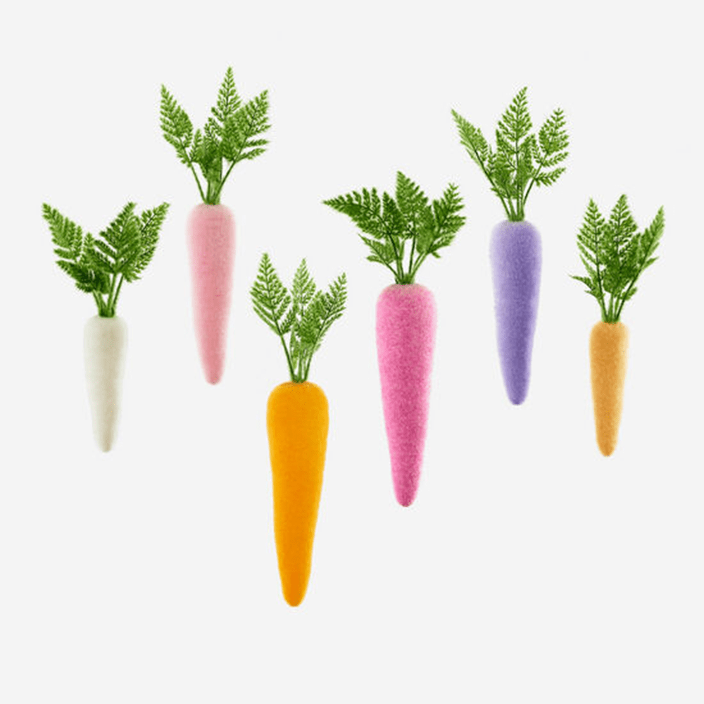 Flocked Carrot, Colorful - 6 Style Options, Shopsweetluluss