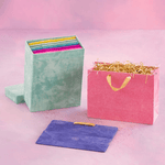 Flocked Gift Bag, Large - 10 Color Options, Shopsweetluluss