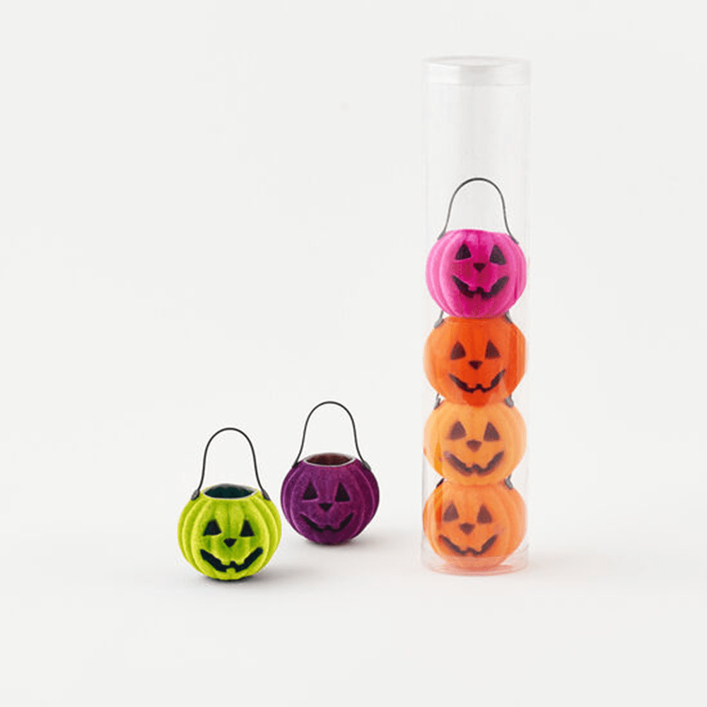 Flocked Pumpkin Basket, Shopsweetluluss
