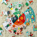 Floor Puzzle Seasons, Shopsweetluluss