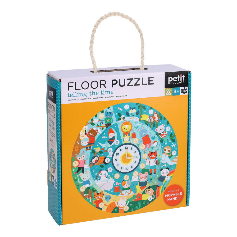 Floor Puzzle Telling Time, Shopsweetluluss