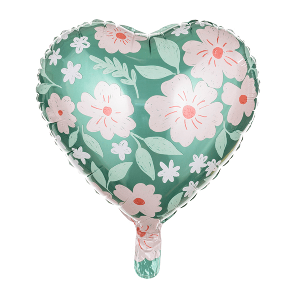 Floral Heart Balloon, Shopsweetluluss