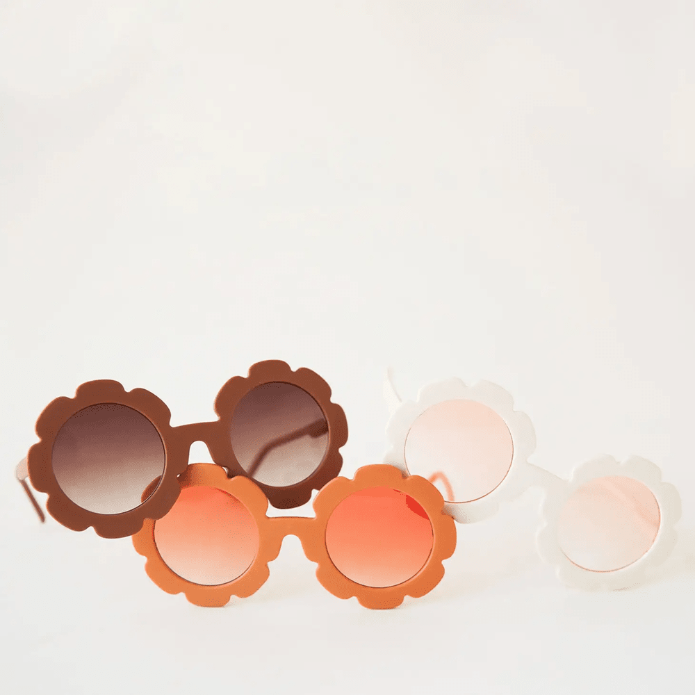 Flower Sunglasses - Orange, Shopsweetluluss