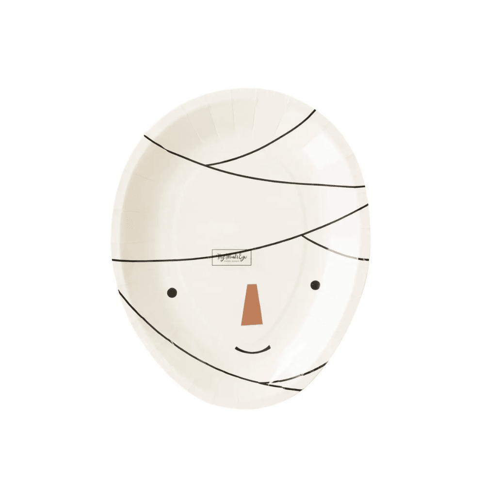 Frank & Mummy Mummy Shaped Paper Plate - Shopsweetluluss