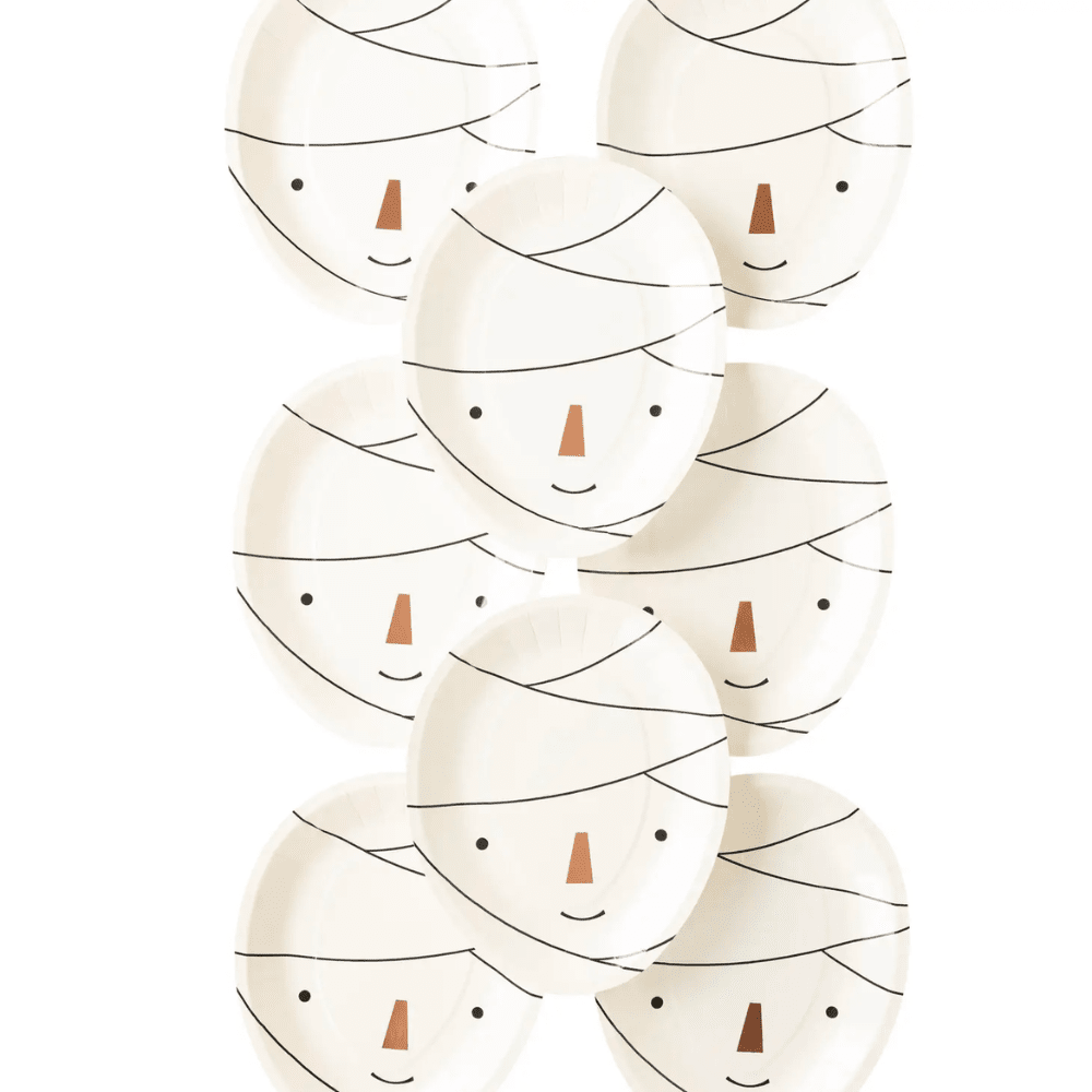 Frank & Mummy Mummy Shaped Paper Plate - Shopsweetluluss