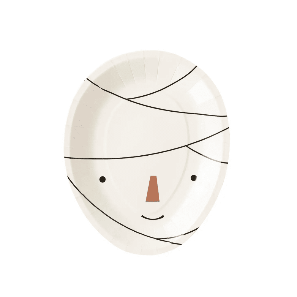 Frank & Mummy Mummy Shaped Paper Plate - Shopsweetluluss