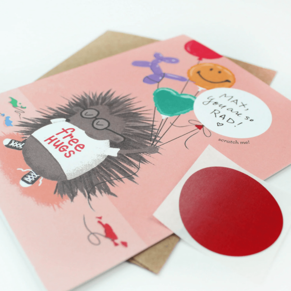 "Free Hugs" Hidden Message Card - Shopsweetluluss