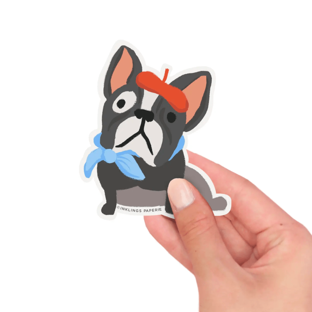 French Bulldog Vinyl Sticker - Shopsweetluluss