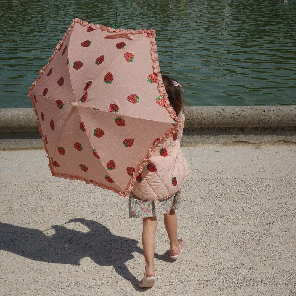 Frilly Umbrella - Strawberry, Shopsweetluluss