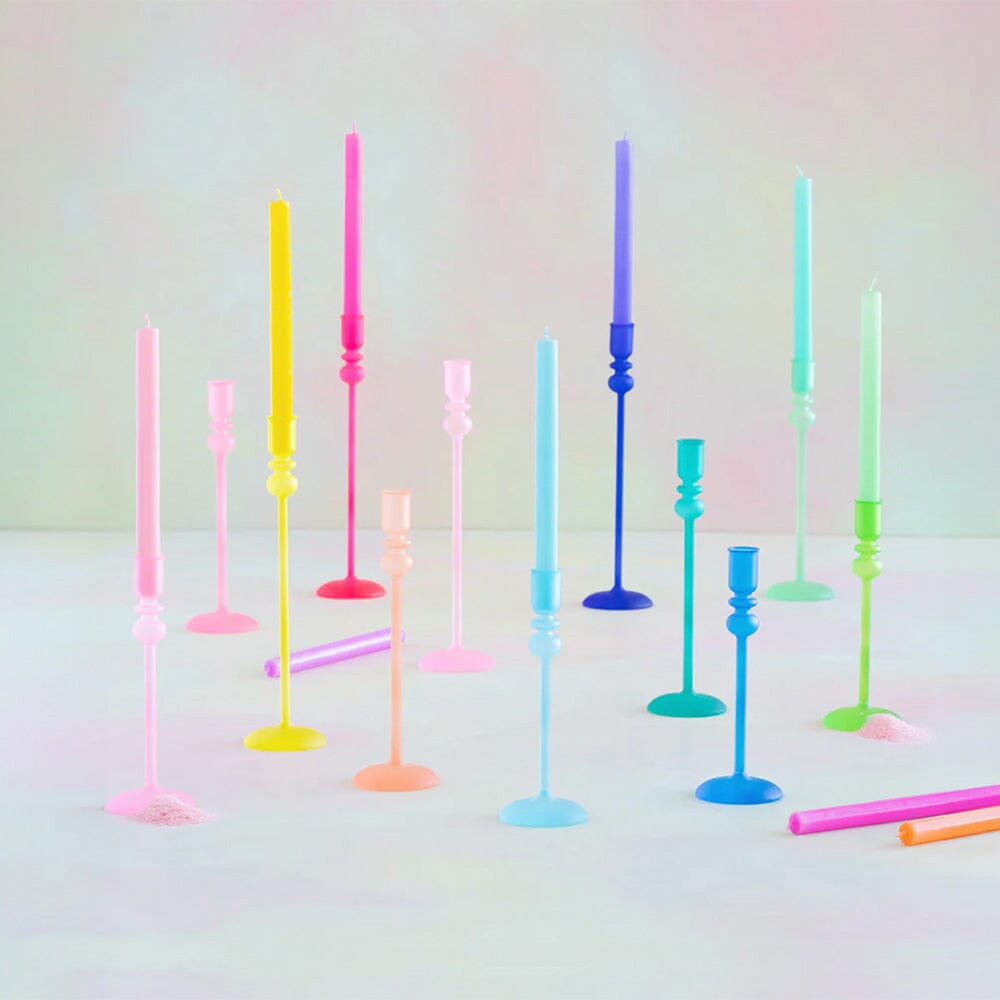 Frosted Taper Candle Holder - 12 Style Options, Shopsweetluluss