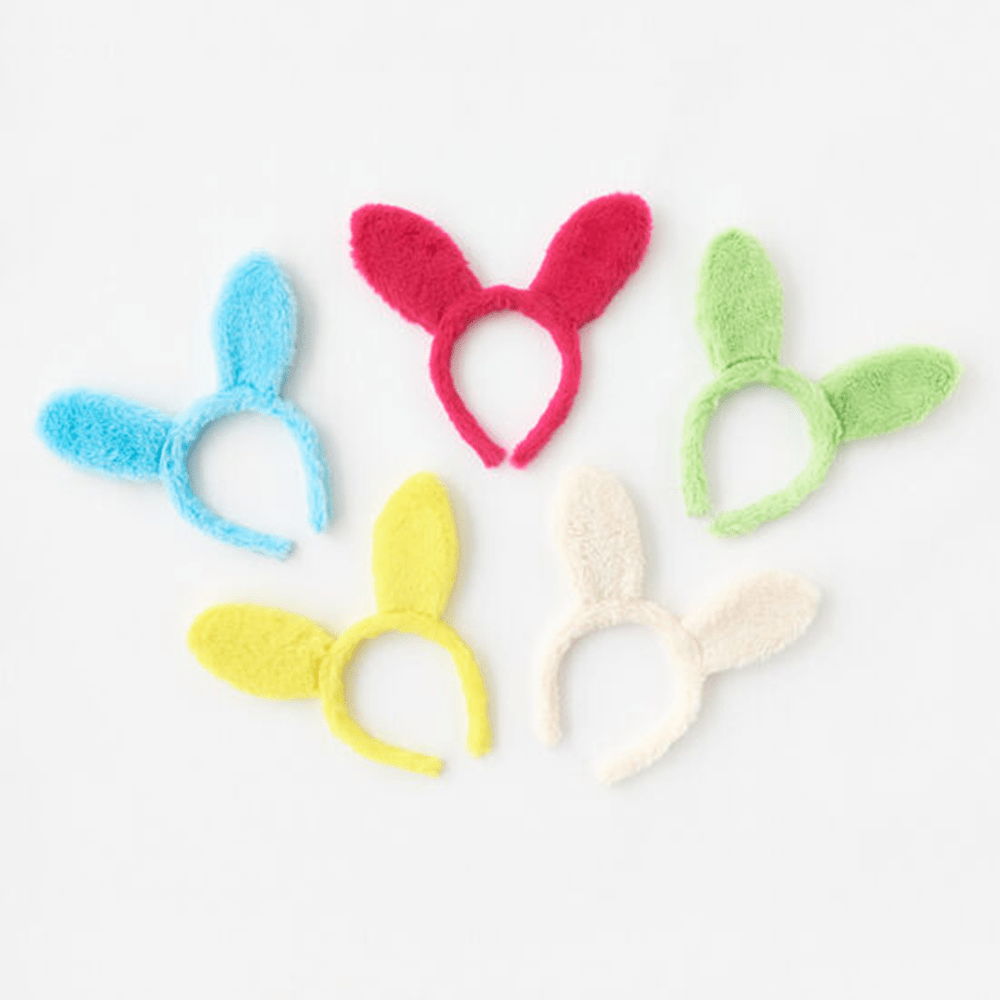 Fuzzy Bunny Ear Headband - 5 Color Options, Shopsweetluluss