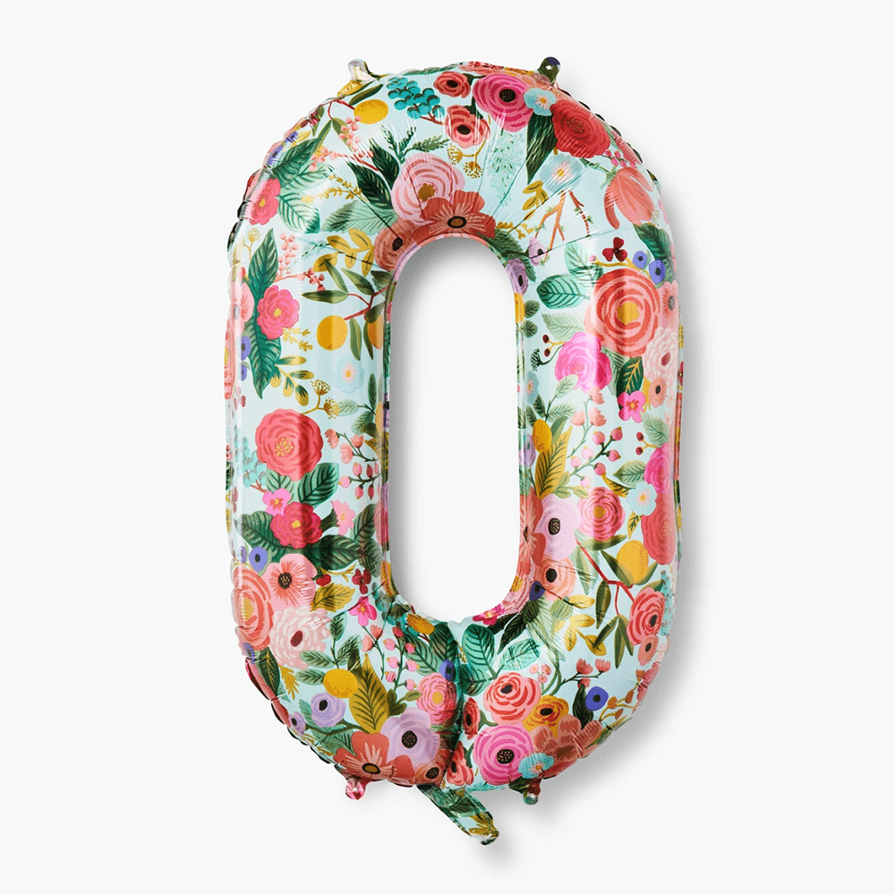 Garden Party Number Balloon - 10 Style Options, Shopsweetluluss