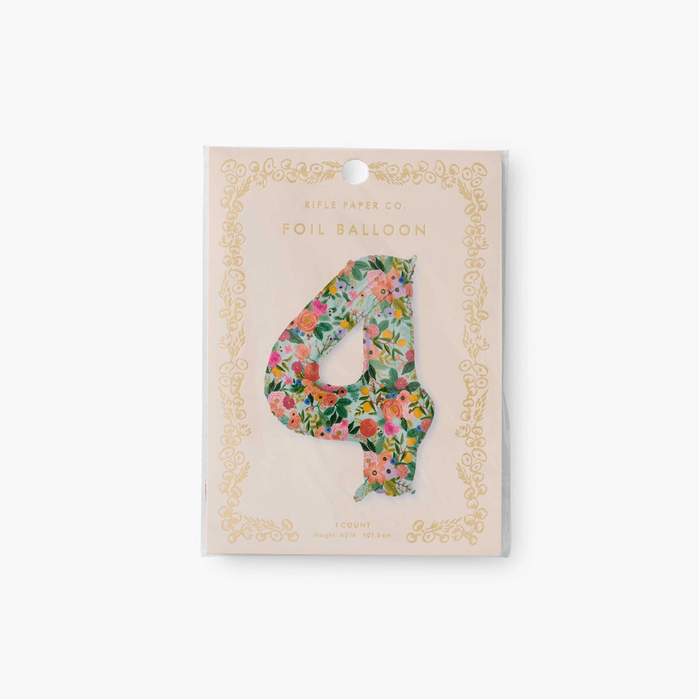 Garden Party Number Balloon - 10 Style Options, Shopsweetluluss