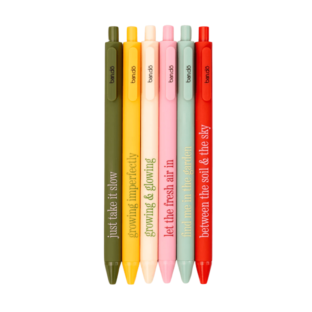 Write On Gel Pen Set - Garden Sayings, Shopsweetluluss