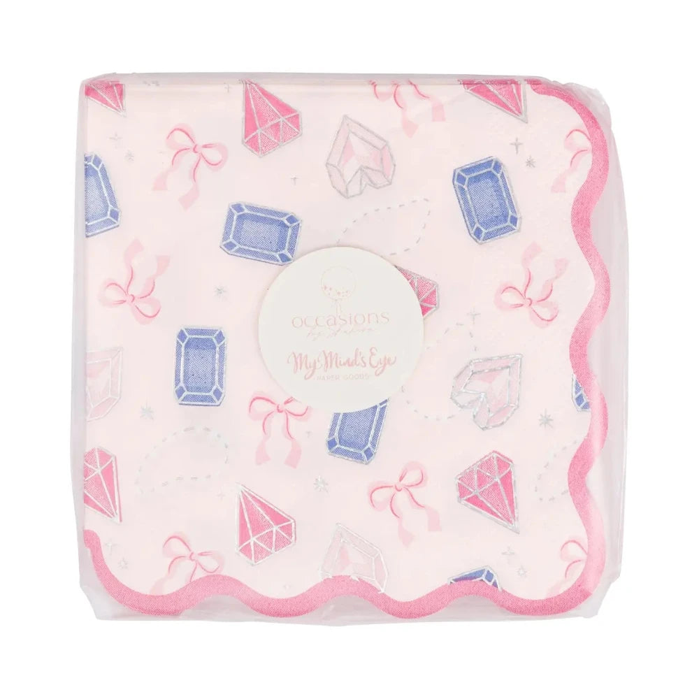 Gems Cocktail Napkins, Shopsweetluluss