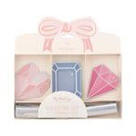 Gems Valentine's Day Card Set, Shopsweetluluss