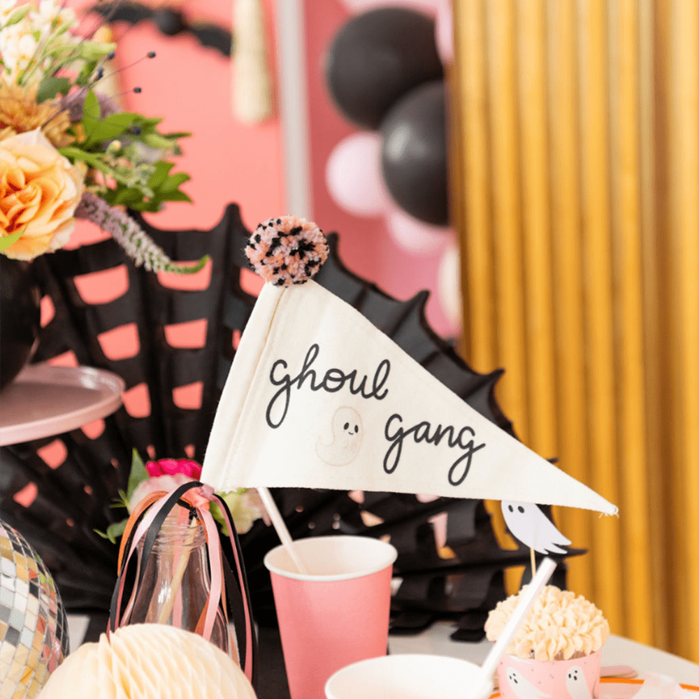 Ghoul Gang Mini Pennant Flag, Shopsweetluluss