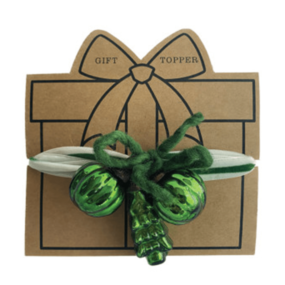 Ornament & Bell Gift Topper - 8 Style Options, Shopsweetluluss