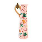 Christmas Bud Vases - Pink w/ Gingerbread, Shopsweetluluss