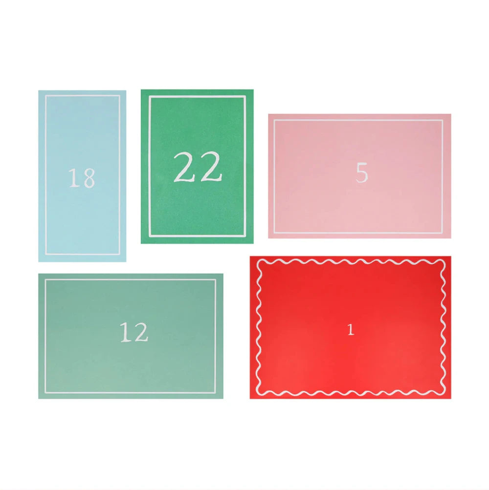 Gingerbread Sticker Advent Calendar, Shopsweetluluss