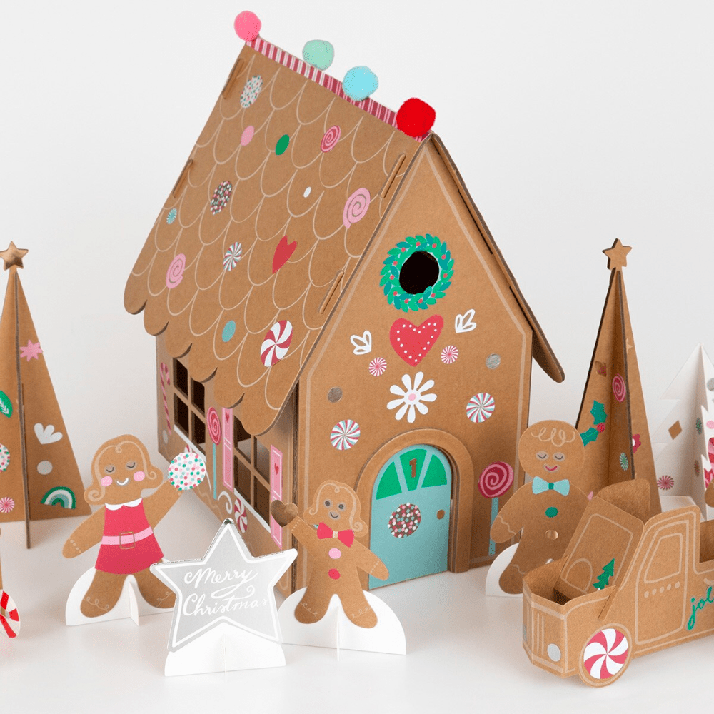 Gingerbread Sticker Advent Calendar, Shopsweetluluss