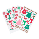 Gingerbread Sticker Advent Calendar, Shopsweetluluss