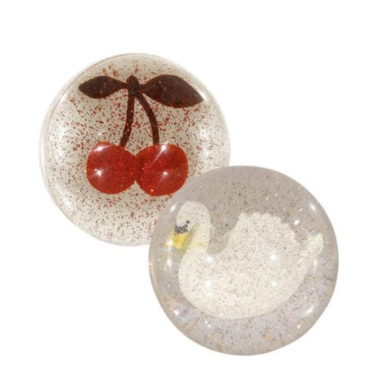 Glitter Bouncing Ball Set - Cherry & Swan, Shopsweetluluss