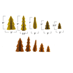 Glitter Honeycomb Tree Set - 2 Color Options, Shopsweetluluss